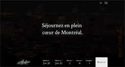 Desktop Screenshot of hotelambrose.ca